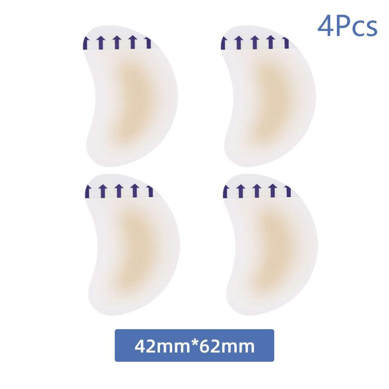 4pcs/24pcs Gel Heel Protector Adhesive Hydrocolloid Gel Blister Plaster Heel Anti-wearing Heel Sticker Pain Relief Foot Care