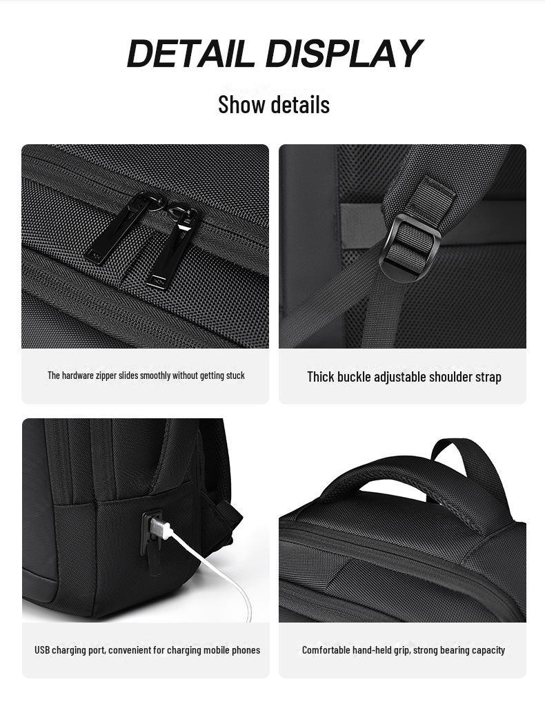 Men's & Women's High-End Fashion Backpack - Ballistic Nylon, Waterproof, Lightweight, Commuter & School Bag