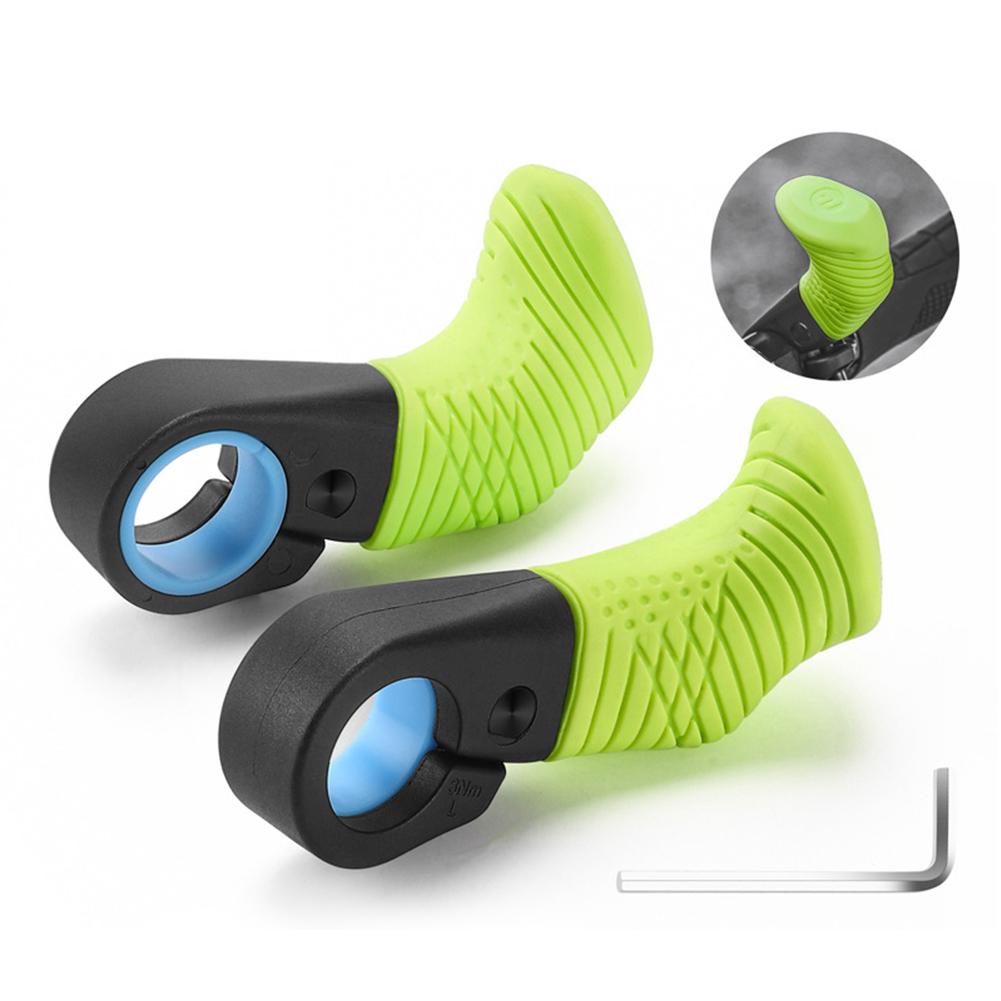 1 Pair Mountain MTB Bicycle Bar Ends Ergonomic Mini Thumb Grips 22mm Mountain Bike Handlebar Nylon Inner Bar Cover Cycling Parts