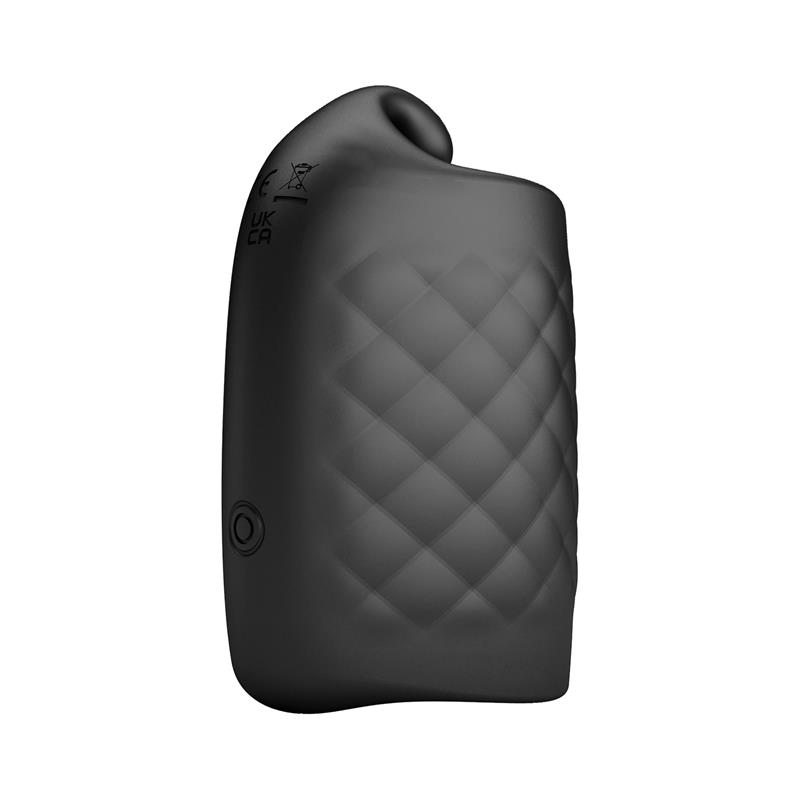 Black Glans Trainer Manual Masturbator with Vibration