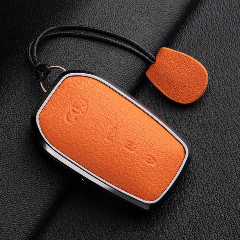Skórzany Etui na Kluczyki do Toyota Camry, Highlander, Prado, Land Cruiser, Venza, RAV4 - 9. Gen