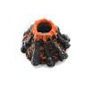 Decorazione Acquario Forma Vulcano Pietra a Bolle d'Aria Resina Pompa Ossigeno Anello Decorativo Pietra Piatto Acquario Pompa ad Aria
