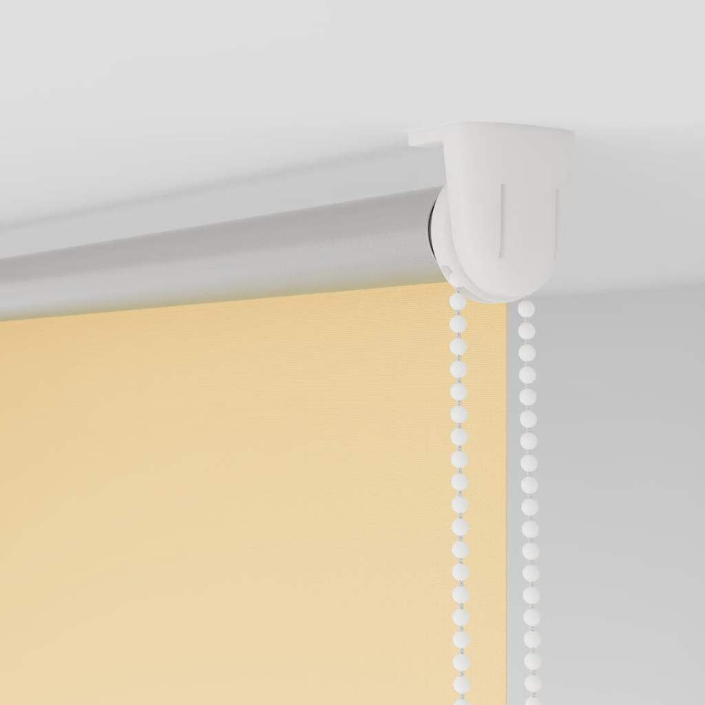 Blackout Roller Blind Beige 60 x 130 cm Fabric Width 55.7 cm Polyester