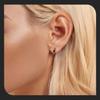 Avle Retro Heart Pattern S925 Sterling Silver Oxidized Earrings for Women
