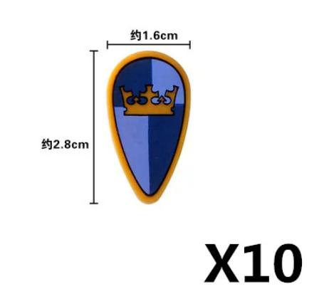MOC Medieval Military Figures Weapons Building Blocks Knight Soldiers Shield Vest Armor Sword Ax Spear Bricks Toys Children