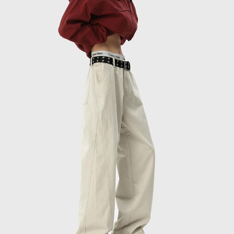 

Японские повседневные брюки-шаровары для работы, мужские весенне-осенние уличные свободные прямые широкие брюки 2XL