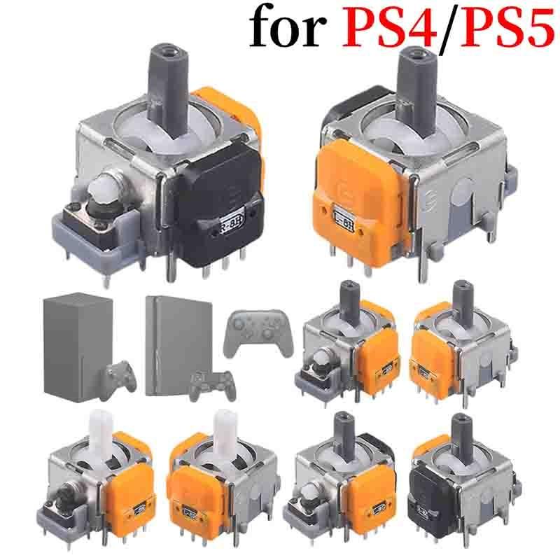 2pcs Replacement Hall Effect Joystick 3D Analog Sensor Joystick For PS5 PS4 Xbox Controller ThumbStick Repair Parts Accessories