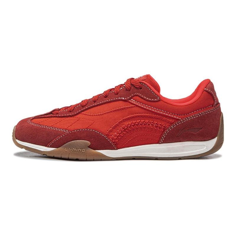 LiNing Feilin Boxing Horse Year CNY Women Retro Casual Shoes Red AGLW204-3 35