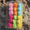 18x Mini Easter Chicks Decoration Art and Crafts Stuffed Fluffy Chick Toys Tiny Chenille