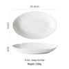 White Porcelain Fish Steaming Plate