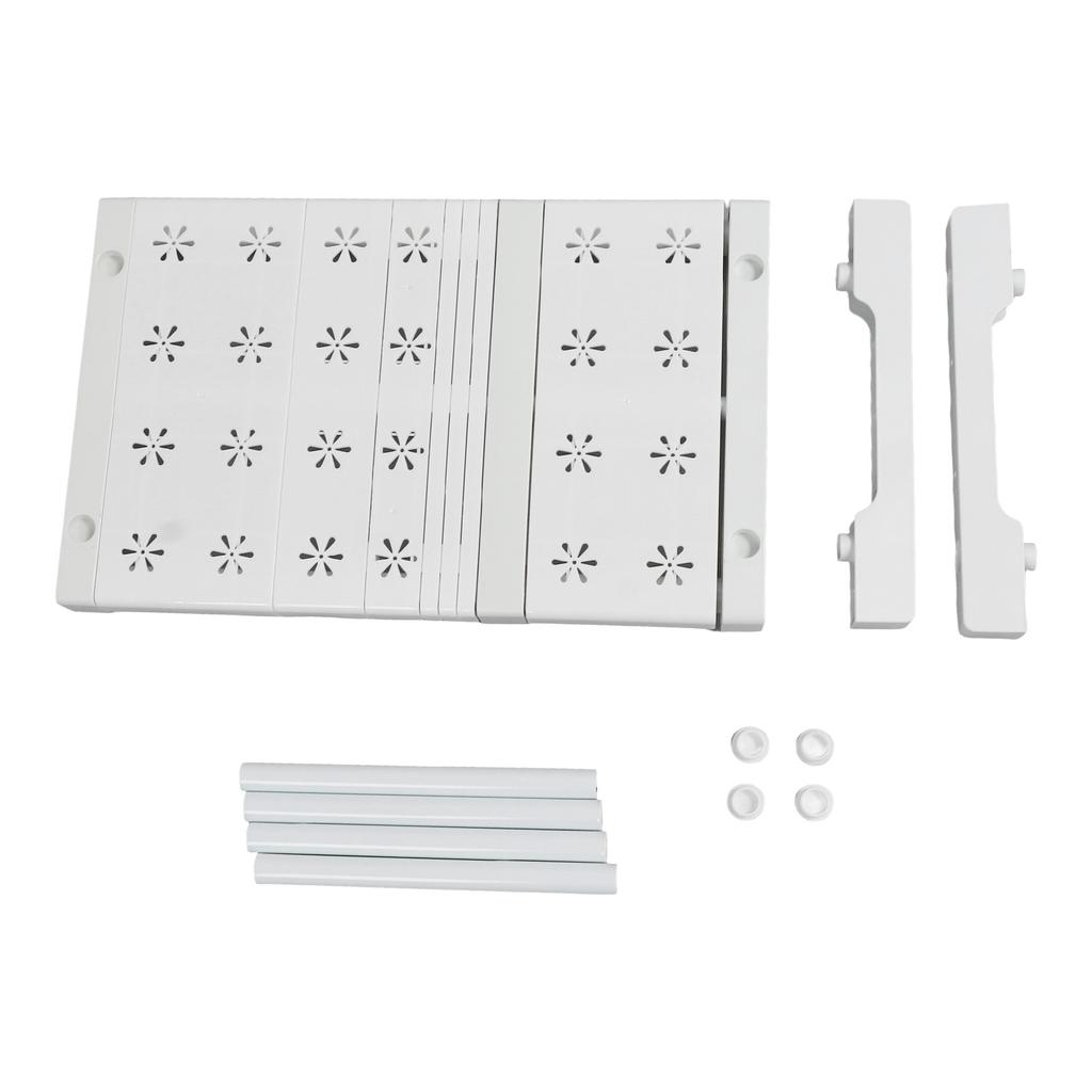 Expandable Closet Shelf Organizer Adjustable Space Saving Wardrobe Sink Tension Shelf 24cm Width 22cm Height