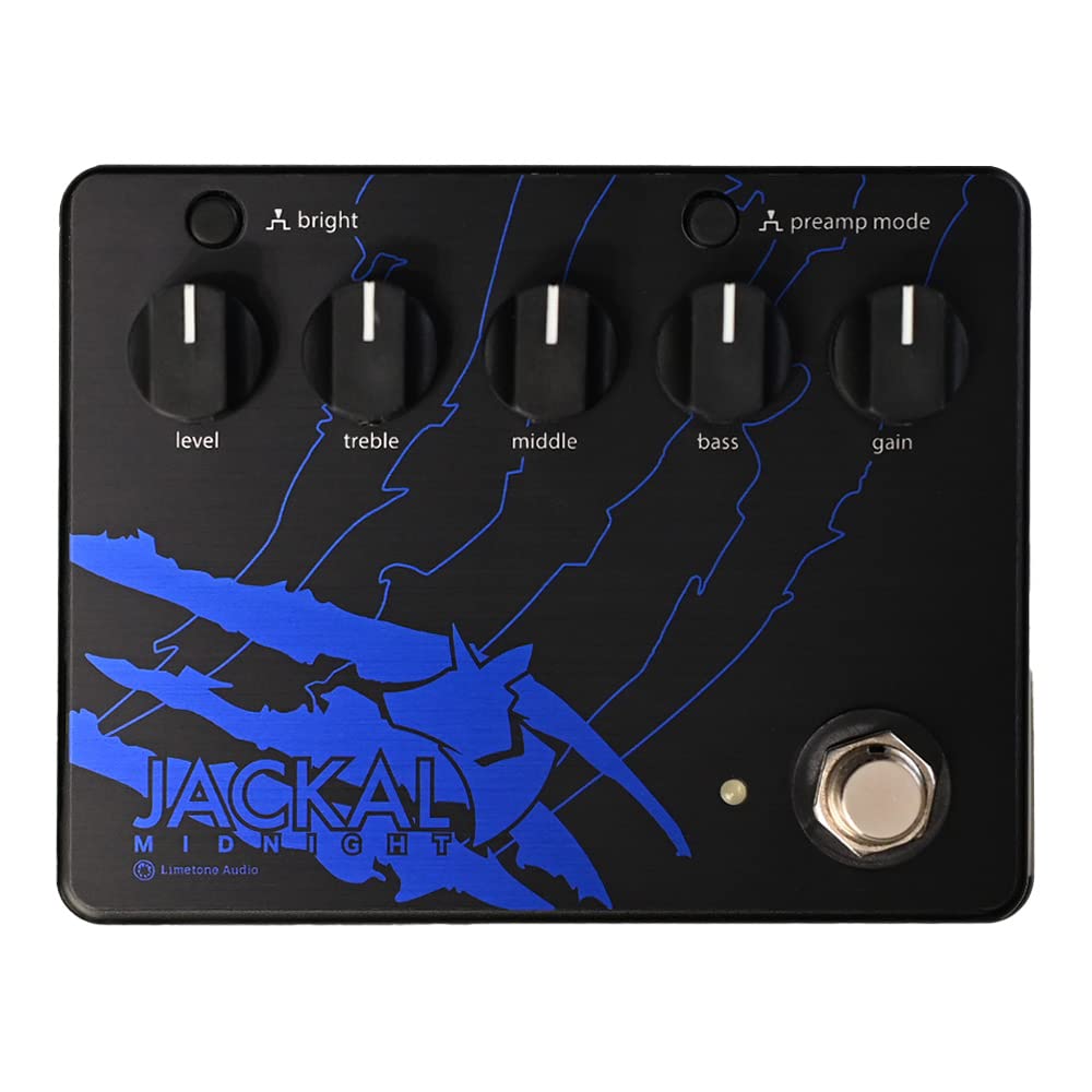 

Limetone Audio Limetone Audio JACKAL MIDNIGHT Drive Pedal Guitar Bass Effector