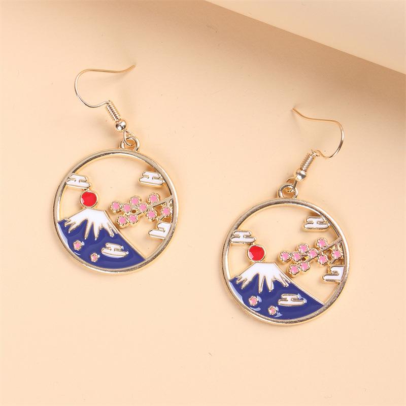 

Cute Cartoon Animal Earrings Fashion Cat Panda Fox Geometric Dangle Earrings for Women Girls Jewelry Gift Wholesale