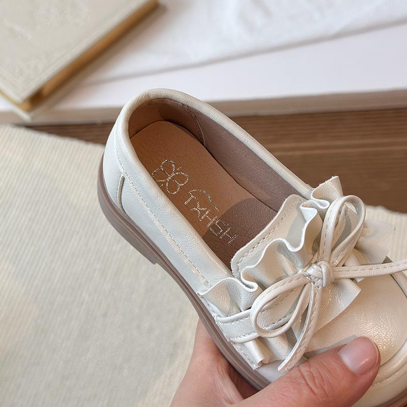 Frühling 2026 Neue Mode: Koreanische Leder-Prinzessin- und Alltags-Schuhe für kleine Mädchen