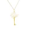 Hand-Wound Raw Copper Wire Natural Gravel Crystal Tree, Colorful Natural Stone Lucky Tree Necklace N89