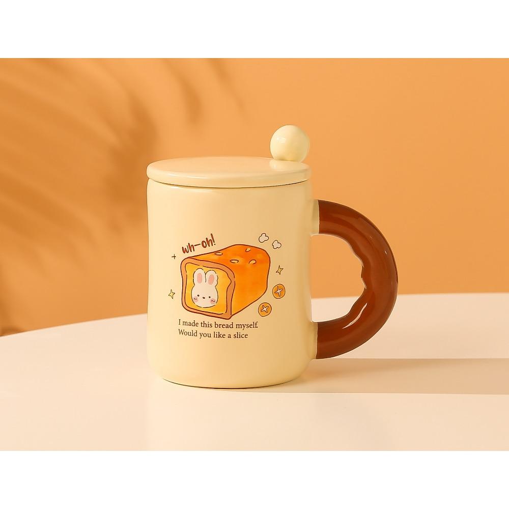 Milk Fufu Cute Rabbit Cup High Appearance Ceramic Cup Couple Cup Dormitory Drinking Water and Souvenirs