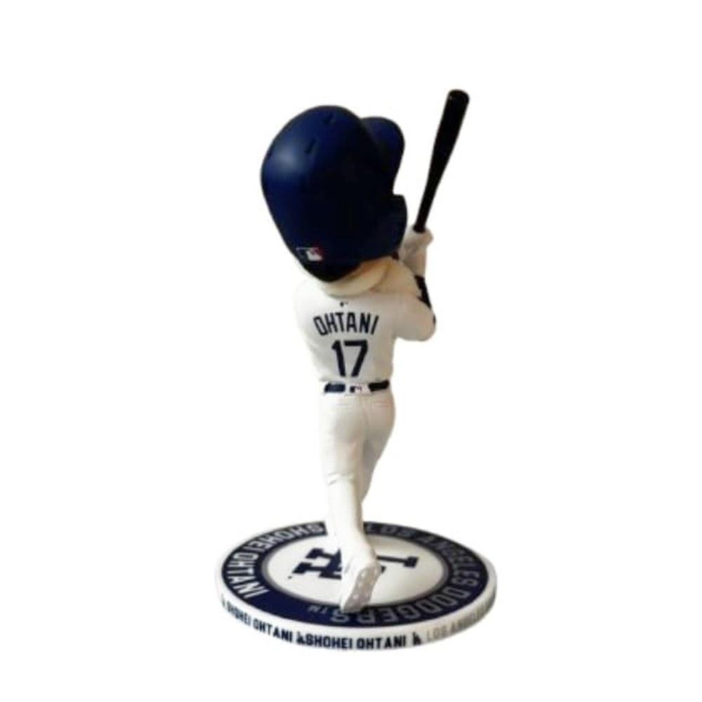 MLB Shohei Ohtani Bobblehead Los Angeles Dodgers MLB Official FOCO Batter Version Serial Number Bubblehead Figure