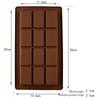 1Pc 12-Cell Dubai Chocolate Silicone Mold Rectangular Filled Chocolate Bricks DIY Making Tool Household Kitchen Baking Supplies