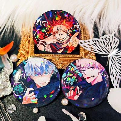 Jujutsu Kaisen Brooch. Anime Badges, a Full Set of Six.