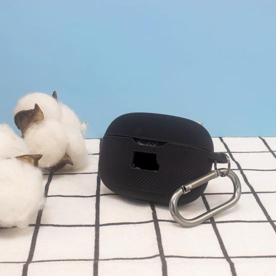 Pouzdro na sluchátka odolné proti nárazům se závěsným háčkem 360stupňový ochranný silikonový kryt sluchátek pro JBLVibe Beam