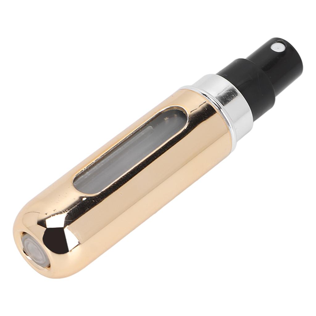Portable Perfume Bottle Liquid Dispensing Atomizer Bottle for Traveling Outgoing 5mlGold