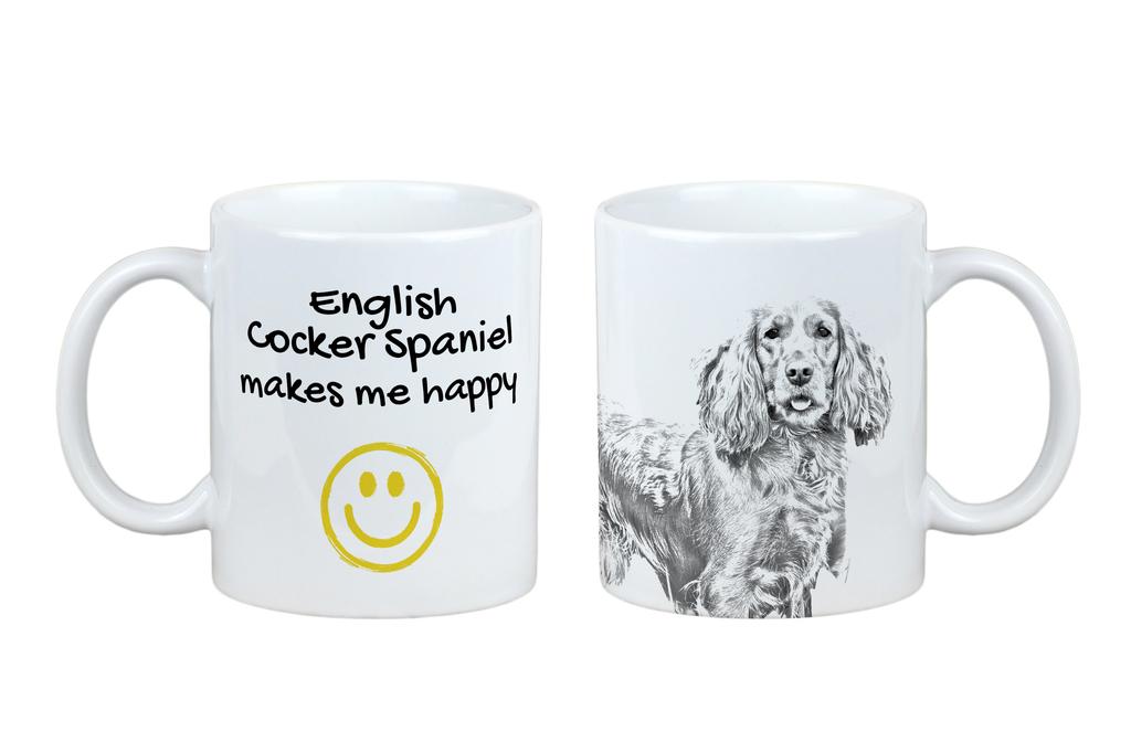 English Cocker Spaniel – Cup with a dog, cheerful cup for a dog lover | Art-Dog