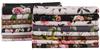 Soimoi 16 Pc Fat Quarter Bundle,  Floral  Print 18"x 22"  DIY Patchwork-  100   Cotton  Pre-Cut Quilting Fabric White &