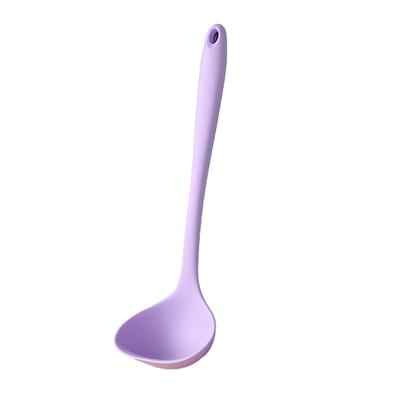 Silicone Ladle Spoon for Soup Accessories Heat Resistant Non Stick Cooking Serving Ladle with