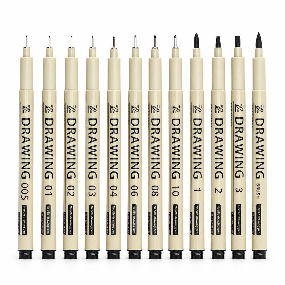 Art and Painting Specialized Technical Pen Set Hand-Drawn Comics Outlining Quick-Drying Waterproof Outline Pens