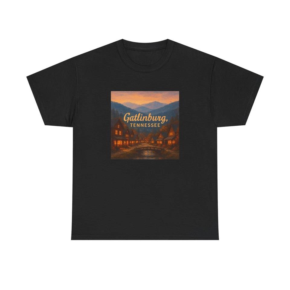 Unisex Adult T Shirt Gatlinburg Tennessee Smoky Mountain Art 3XL