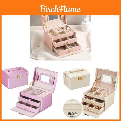 Jewelry Storage Box With Lock For Women And Gift Giving