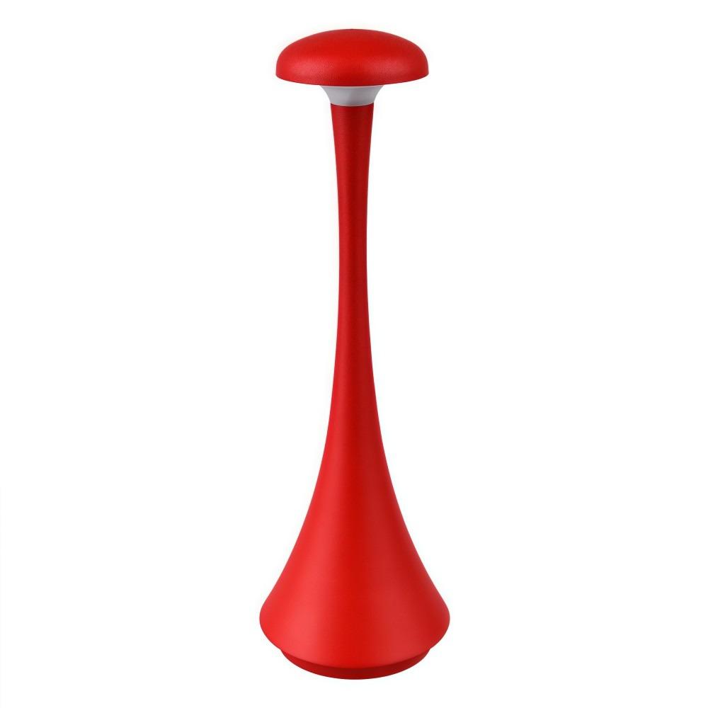 Rechargeable Mushroom Table Lamp USB-C Slim Waist Wireless Touch Lamp Soft Light Acrylic Desk Lamp Bedroom Atmosphere Light