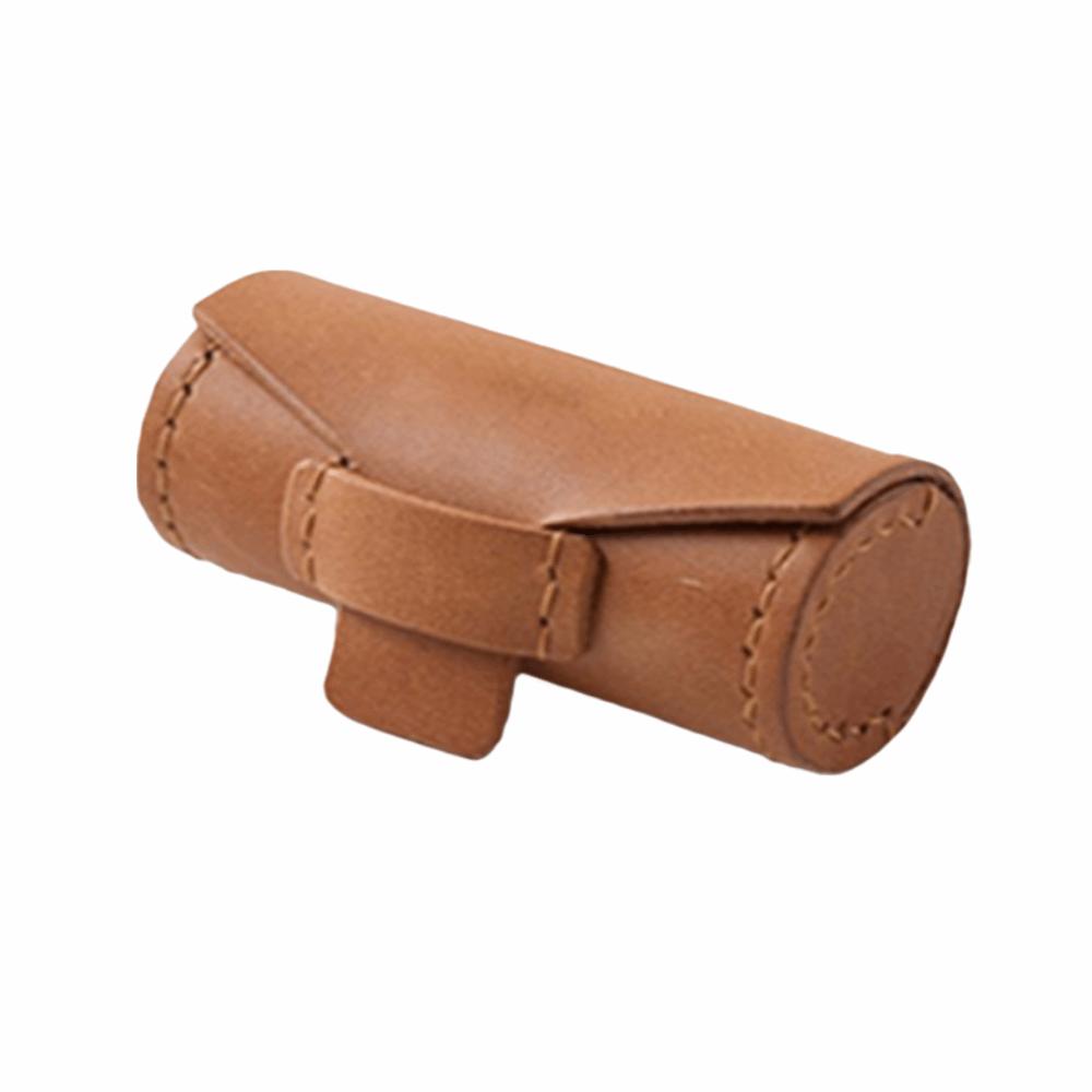 

Protective Lipstick Storage Bag Solid Color Mini Lipstick Cover Keychain Storage Case Jewelry