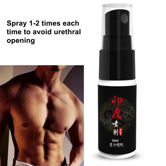 10ML/Bottle Sex Delay Spray Compact Safe Skin-friendly Premium Couples Flirting for External Use