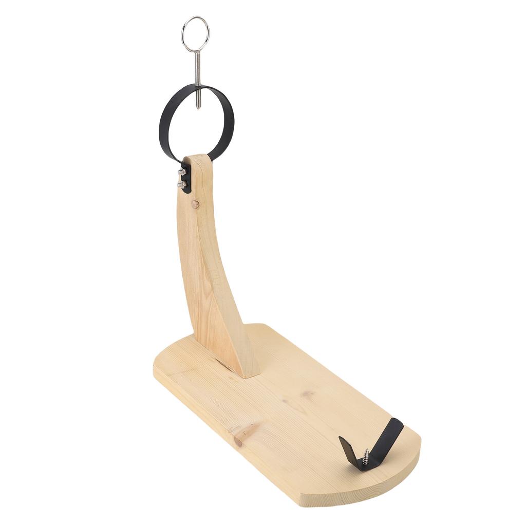 Hölzerner Schinkenhalter Ständer Kiefernholz Stabil Schinken Präsentationsständer Ständer zum Tranchieren und Schneiden Spanischer Schinken Italienischer Prosciutto