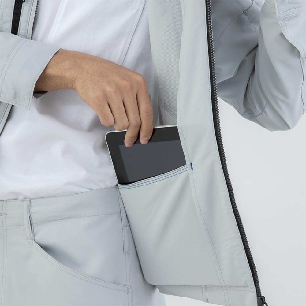 [COCOS Nobuoka] AE-9160 BOTTLE TECH® Eco Stretch Blouson, Blue (Charcoal), Size S