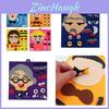 Emotion-changing Felt Puzzle Kit For Kids Diy Non-woven Material With Facial Features