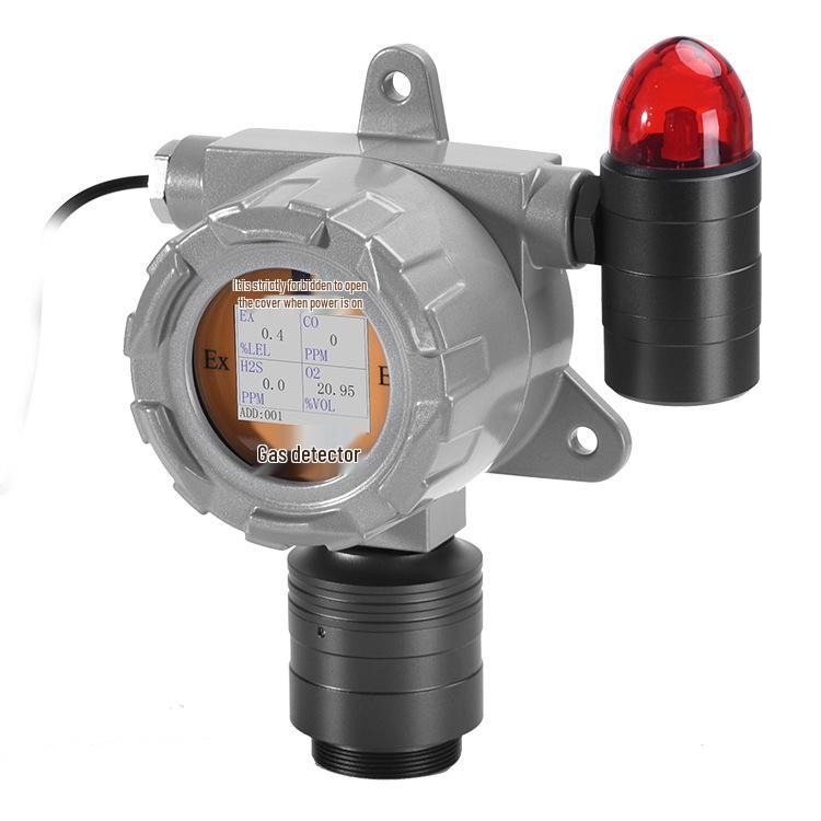 Four-in-One Gas Detector Alarm: CO, Combustible, H₂S, O₂ Detection