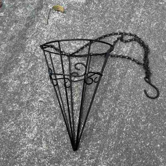 Metal Hanging Planter Basket with Coconut Liners Easy Planting Hanging