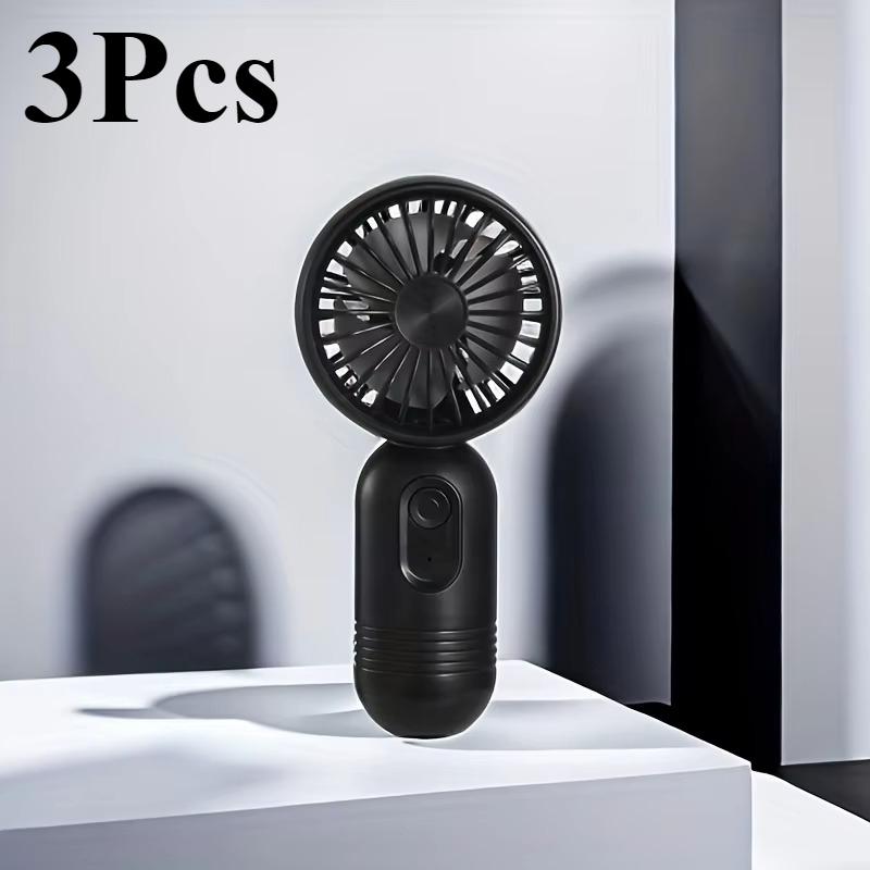 USB Mini Rechargeable Portable Fan with 3 Speeds, Handheld Fan for Gift Choice, Perfect For Office, Outdoor, Travel, Camping