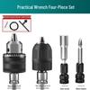 Multi-Functional Electric Drill Chuck and Air Impact Wrench Adapter