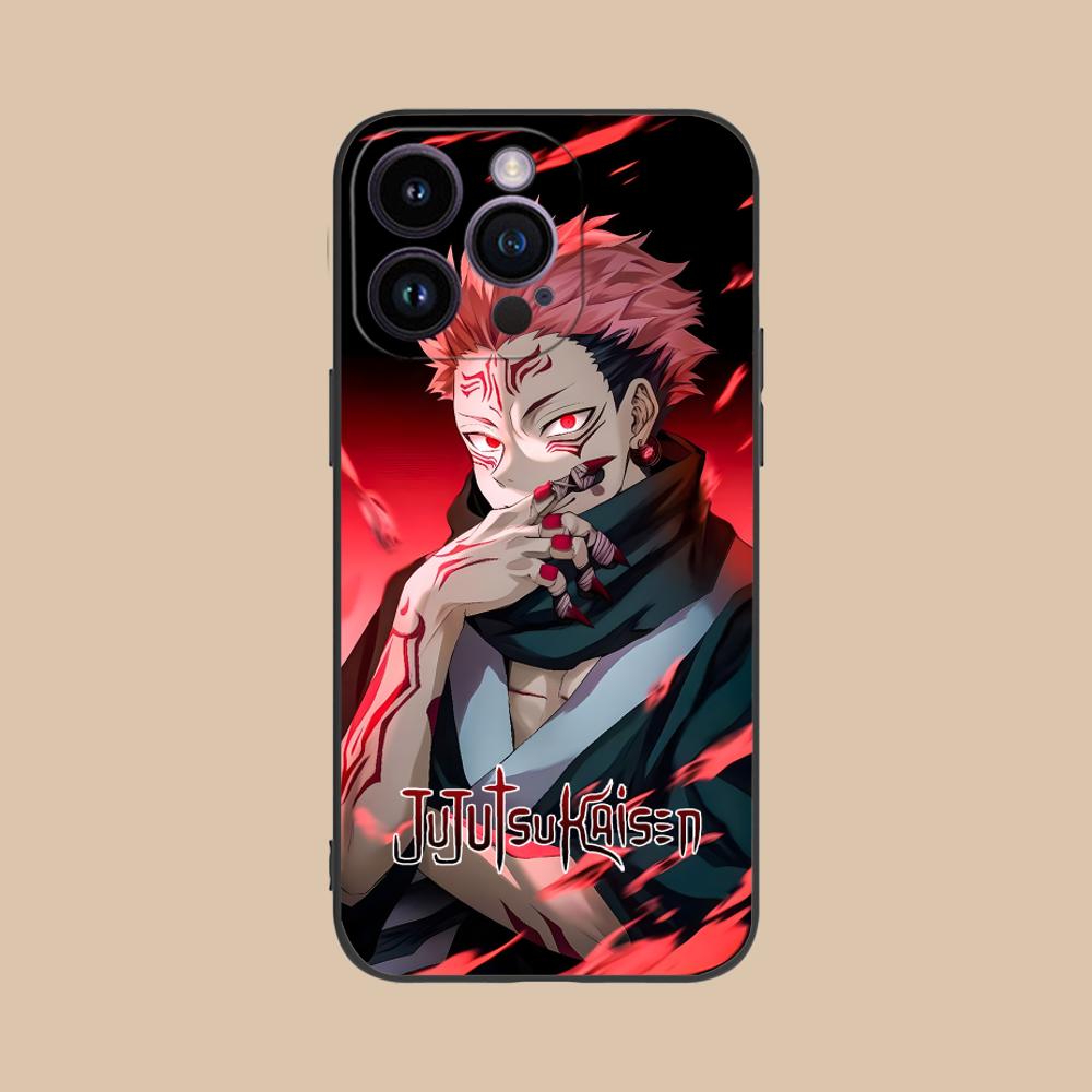 Jujutsu Kaisen Sukuna Mobile Phone Case for iPhone 17 16 15 14 13 12 11 X XR XS 8 7 Air Pro Max Plus Mini Colorful Cover Pretty