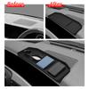 For Hyundai Santa Fe 2025 2025 2026 Car Dashboard Storage Box Display Screen Rear Tray Organizer Accessories Tidying Black
