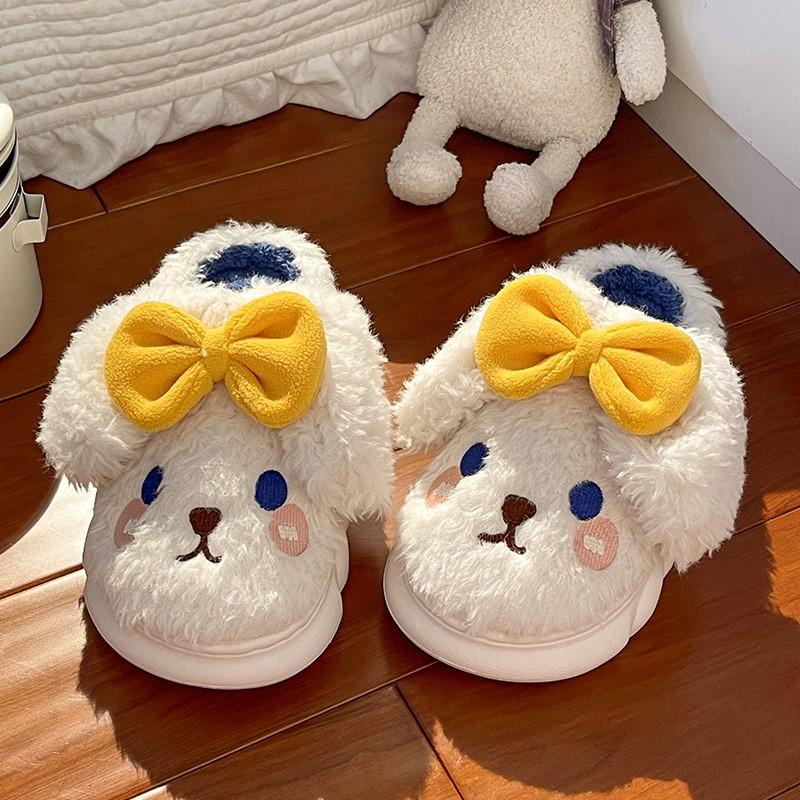 2024 Winter Hot Style Women's Cotton Slippers Casual Comfortable Warm Women's Cotton Shoes Thick Bottom Baotou Women's Shoes