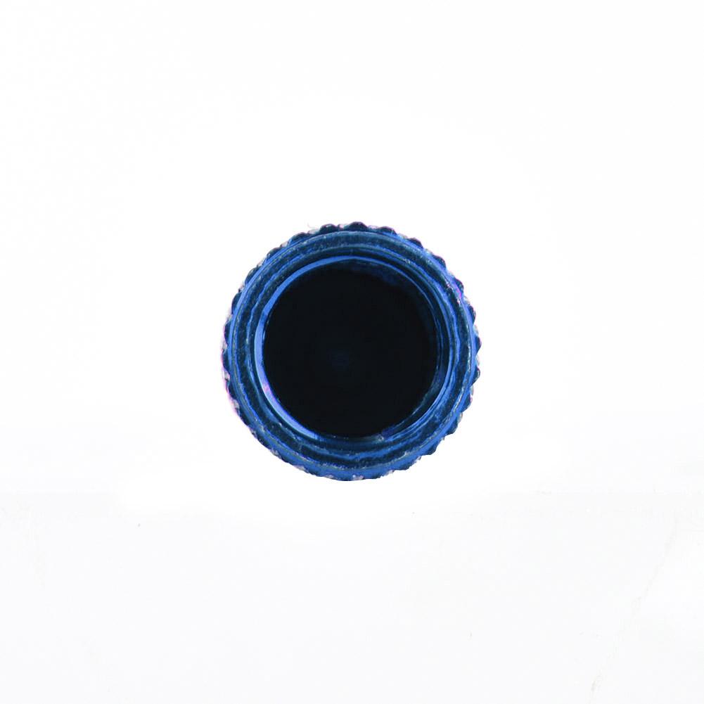 10Pcs Bike Aluminum Alloy Tire French Valve Protective Stem (Black)