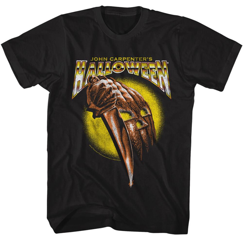 Halloween Horror Movie Logo John Carpenter Gradient Moon Pumpkin Men T Shirt XXL