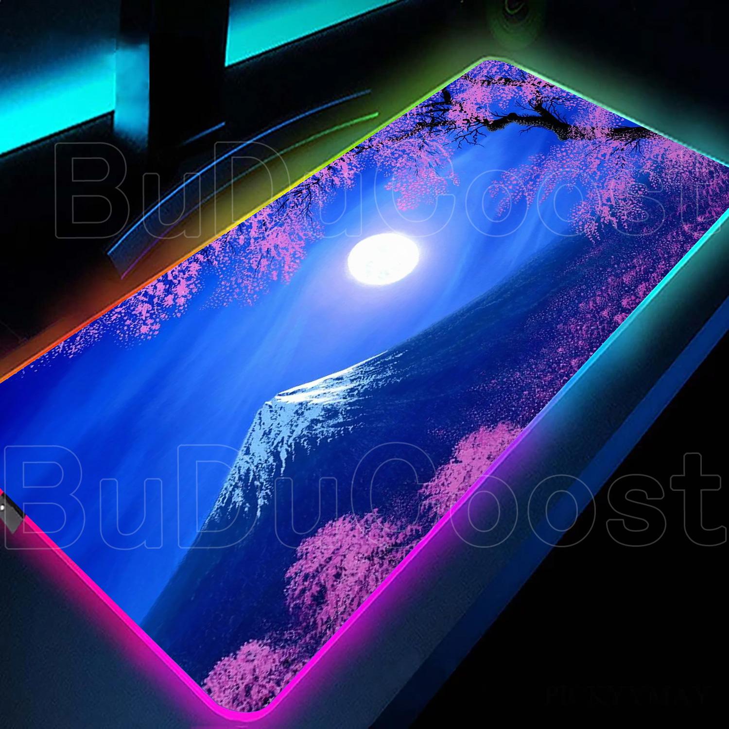 LED spēļu galda paklājiņš anime stilā