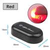 For Alfa Romeo 1pcs Car Led Security Light Solar Powered Caution Lamp Anti-Theft Lamp For Alfa Romeo 159 Giulietta Stelvio 4C MI zl9