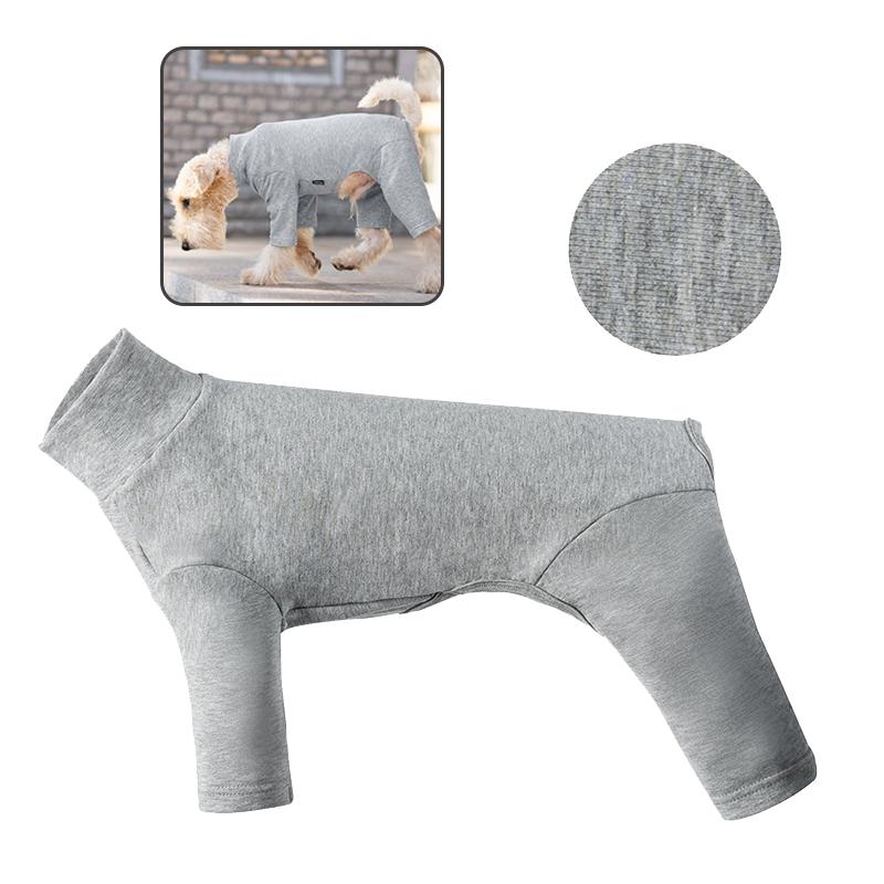 

High Elasticity Solid Color Pet Dog Clothes Four-legged Shirt Hoodie for Small Medium Dogs Chihuahua Costumes Yorkshire Shirts S