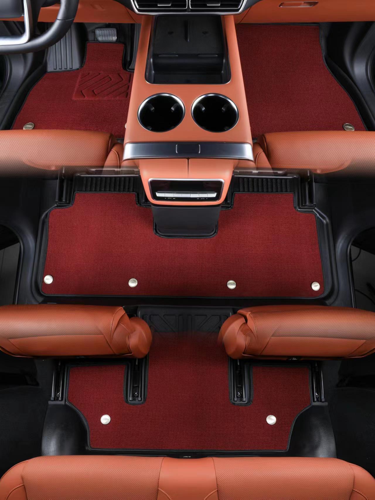 Экологичные 3D коврики в салон Volkswagen Tayron 21-24 с высоким бортом из TPE 21-24 Volkswagen Tayron TPE Mats